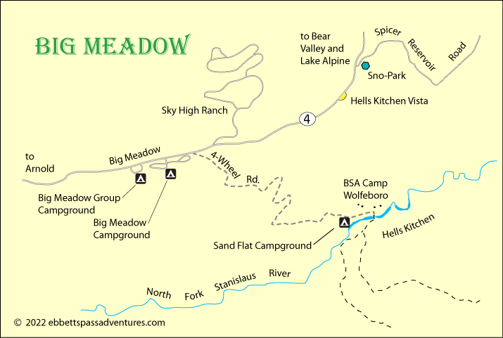map Big Meadow Area