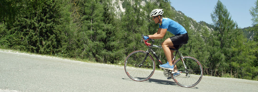 cyclist riding the Death Ride race